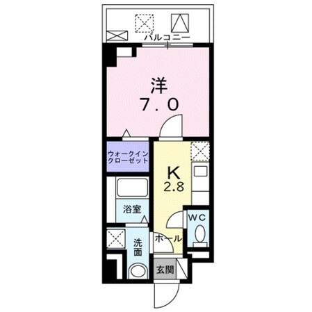 平野駅 徒歩1分 4階の物件間取画像